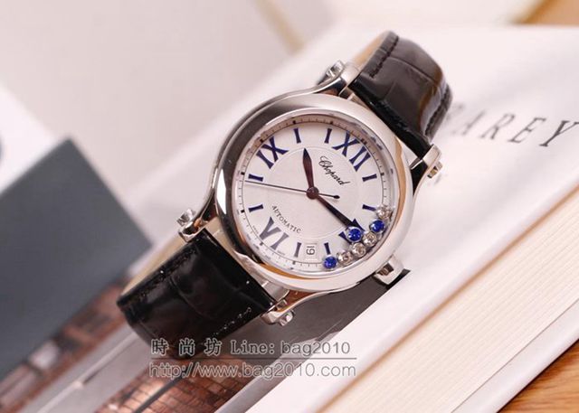 Chopard手錶 蕭邦機械女表 HAPPY SPORT MEDIUM AUTOMATIC系列 278559-3001 蕭邦女士腕表  hds1848